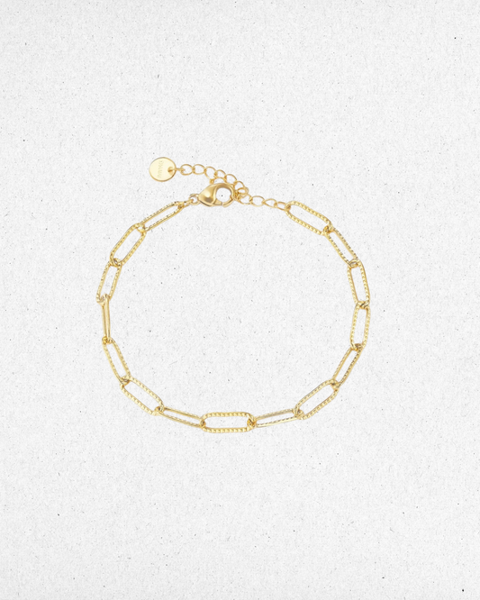 Bracelet mailles martelés