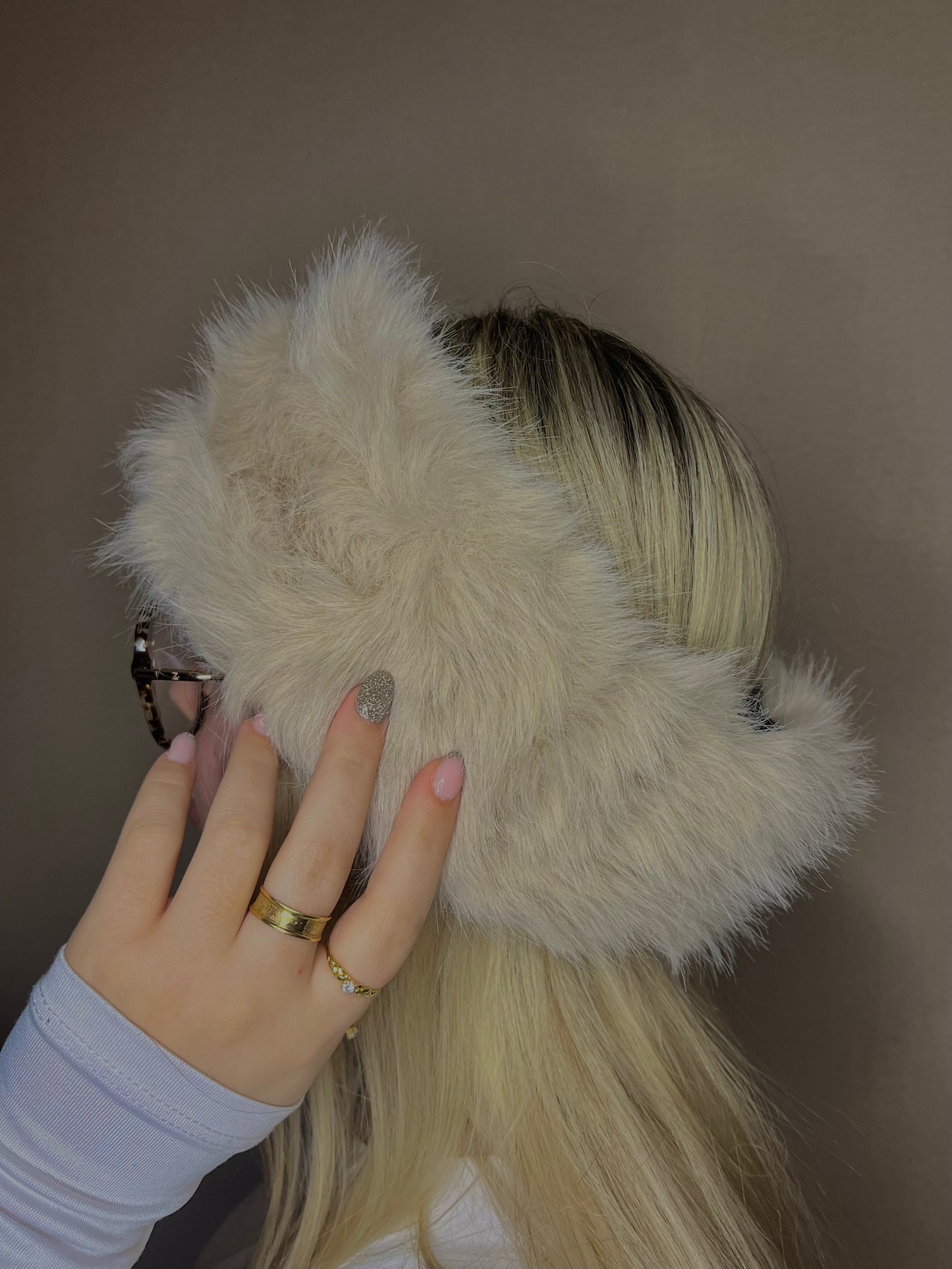 Bandeau fausse fourrure