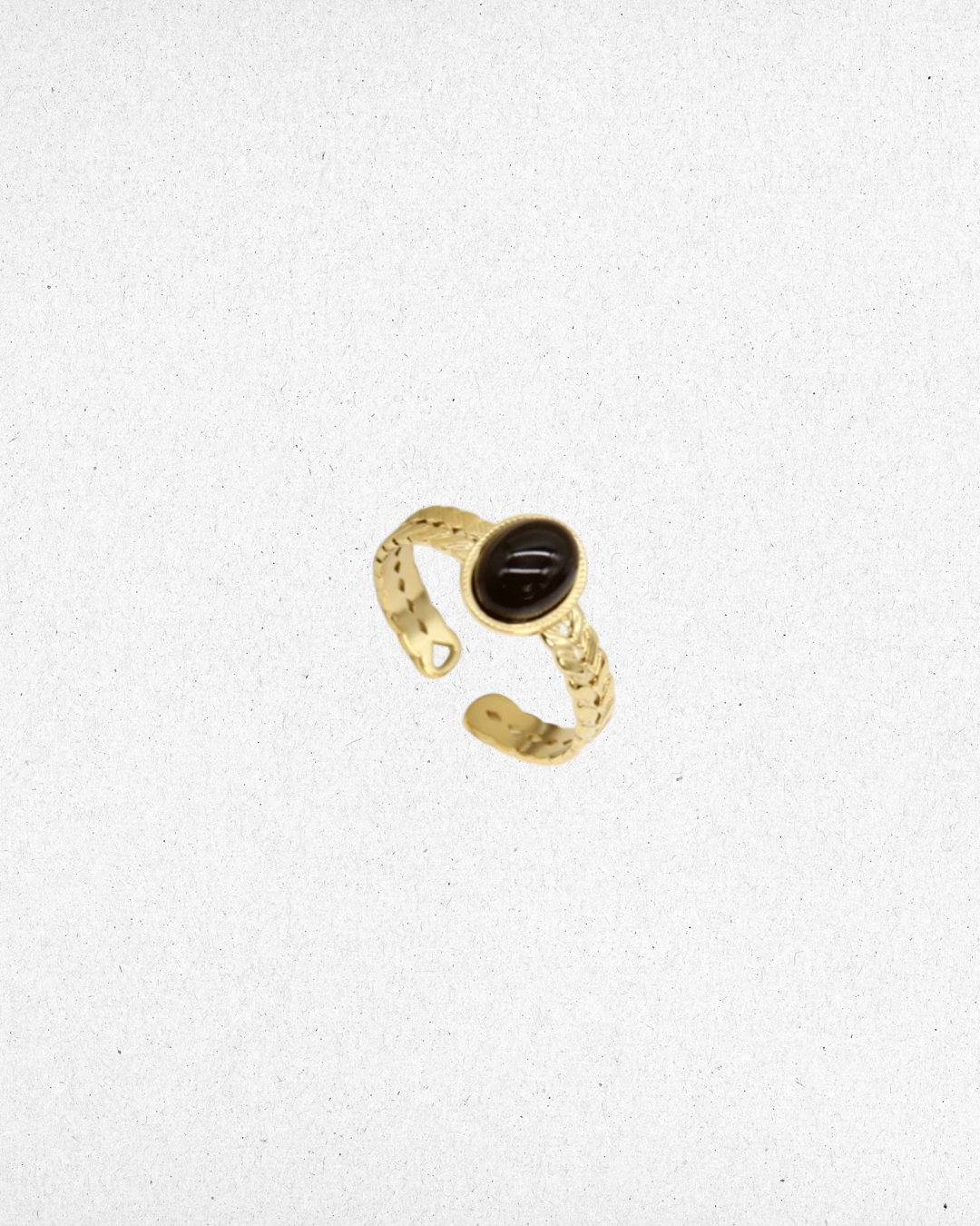 Bague pierre oeil de tigre