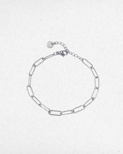 Bracelet mailles martelés