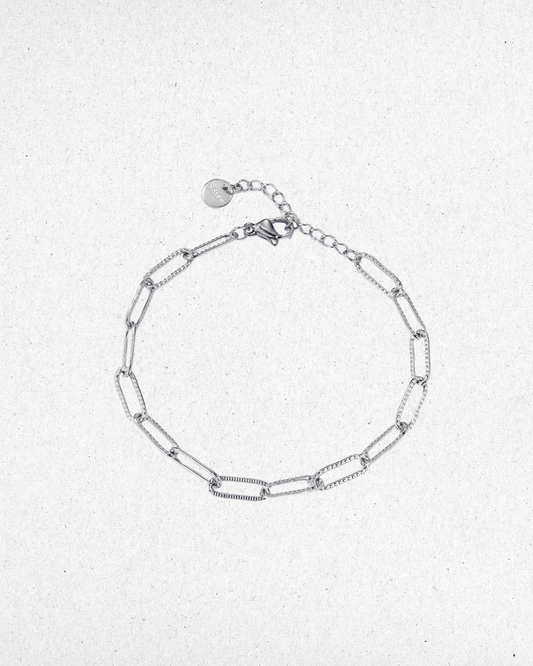 Bracelet mailles martelés