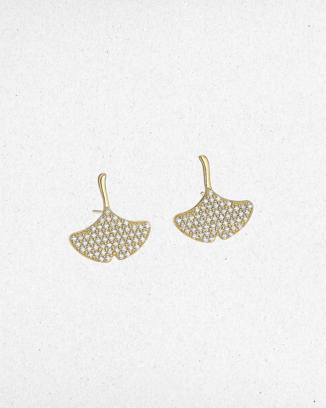 Boucles d'oreilles Palm & strass