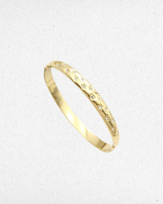 Bracelet jonc étoilé