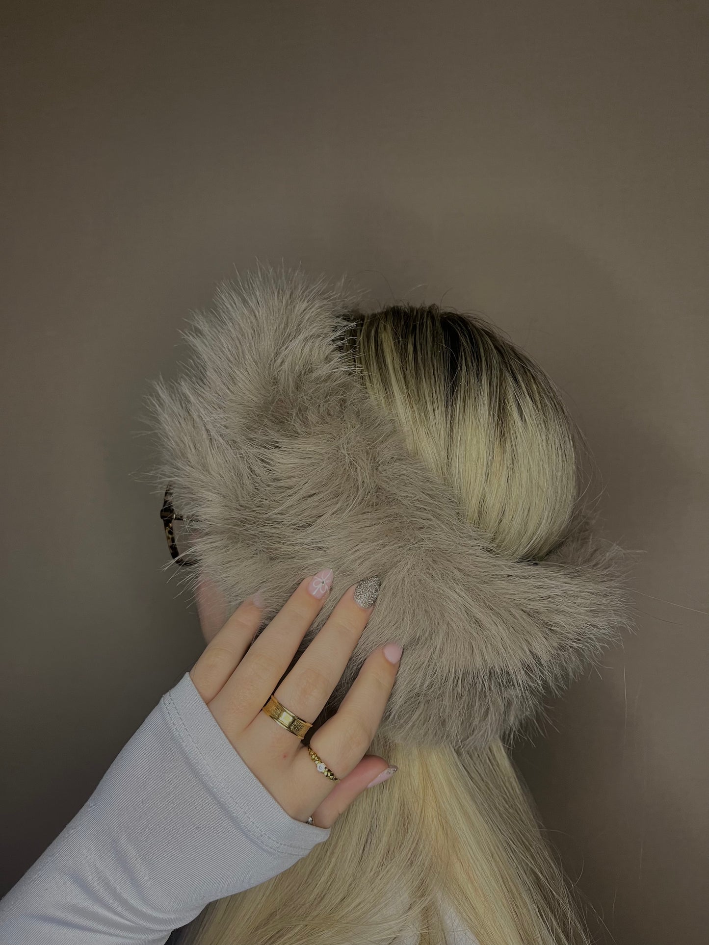 Bandeau fausse fourrure